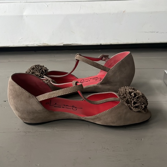 Pas de Rouge Taupe Sandals 8.5 - Picture 7 of 10